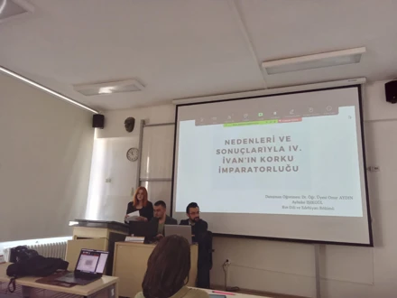 Bölümümüz Öğrencileri Eskişehir'de Gerçekleşen Öğrenci Sempozyumunda Bildirilerini Sundular